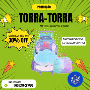 Mochila Cod 21530 lancheira 21351