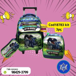 Mochila Kit  3 pç Cod 18783