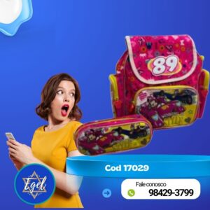 Mochila Cod 17029 com estojo