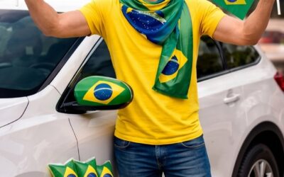 Bandeiras do Brasil Bastões infláveis “Brasil”