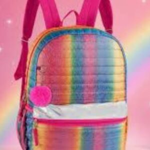 MOCHILA GLITER COLORIDA CLIO