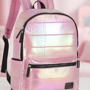 MOCHILA ROSA UP4 YOU HOLOGRAFICO