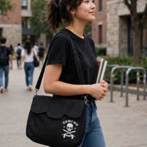BOLSA PRETO CAVEIRA