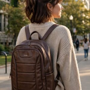 MOCHILA NOTEBOOK COUVIN MARROM