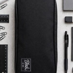 ESTOJO ESCOLAR BLACK C/2 ZIPER AC BAG