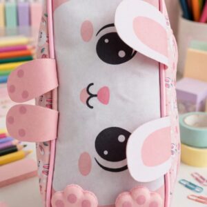 ESTOJO ESCOLAR MINI COELHINHA 1 ZIPER AC BAG